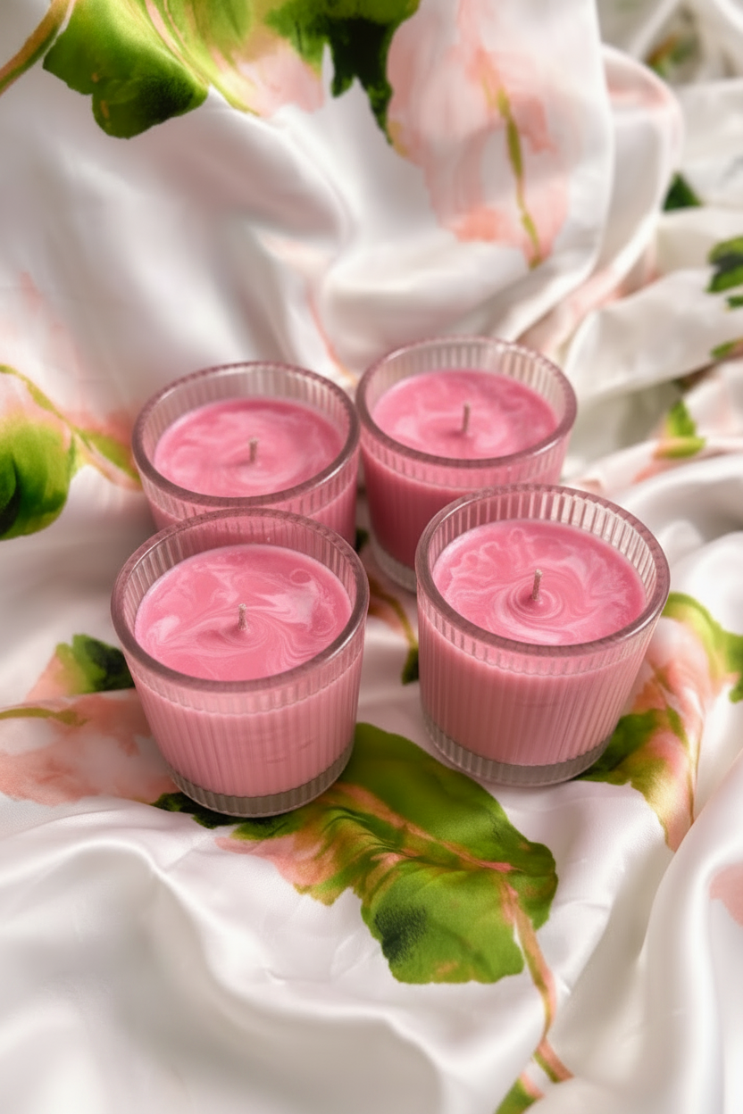 Vanilla Candles - Gift Set of 4 -