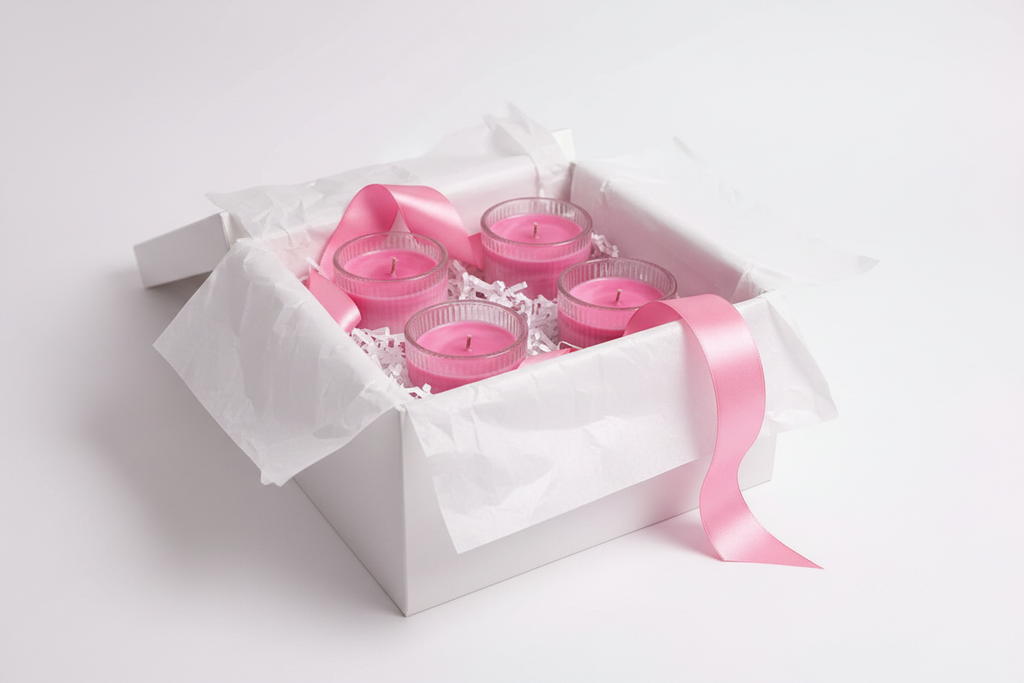 Vanilla Candles - Gift Set of 4 -