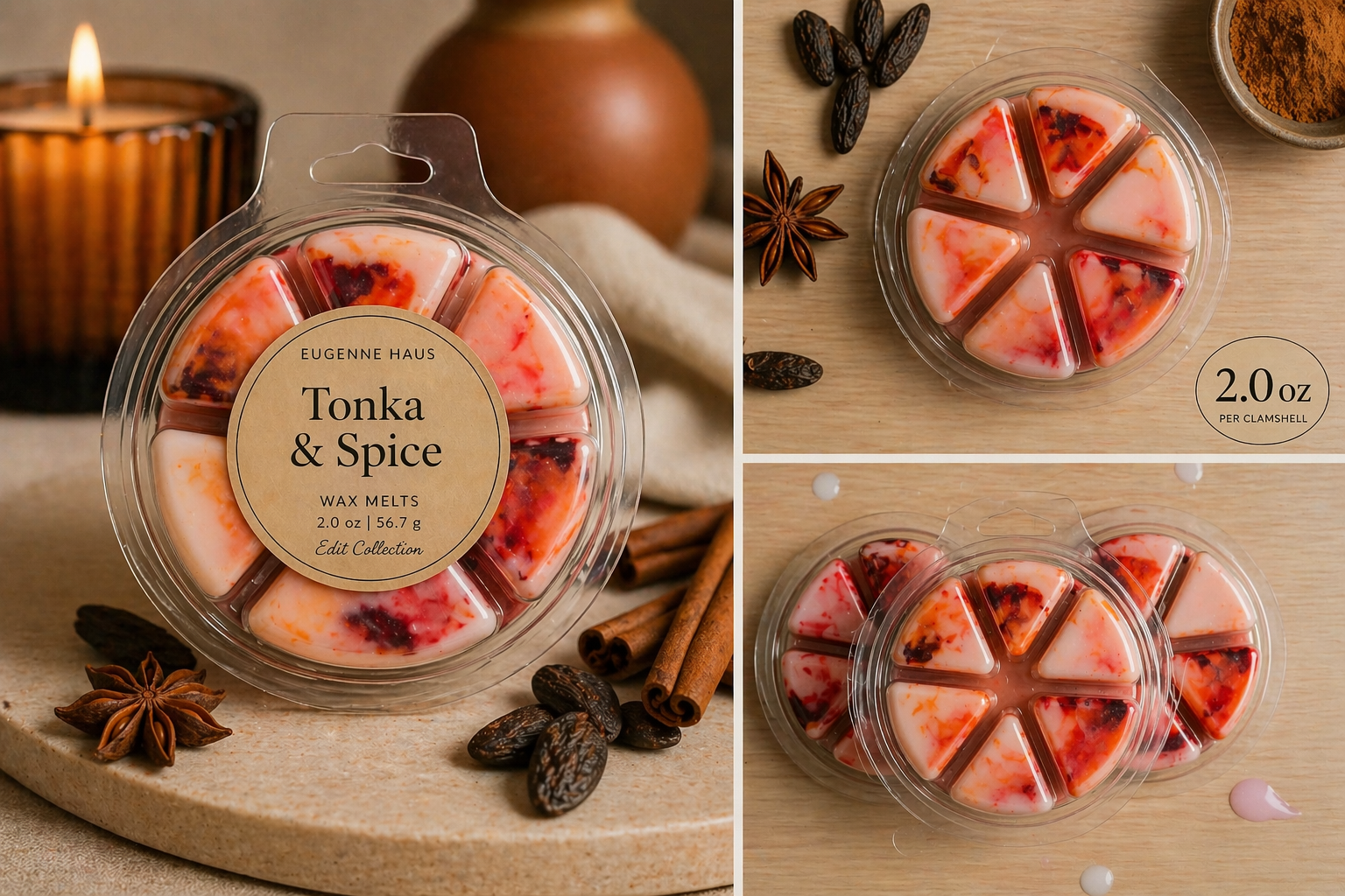 Tonka & Spice — Soy Wax Melts