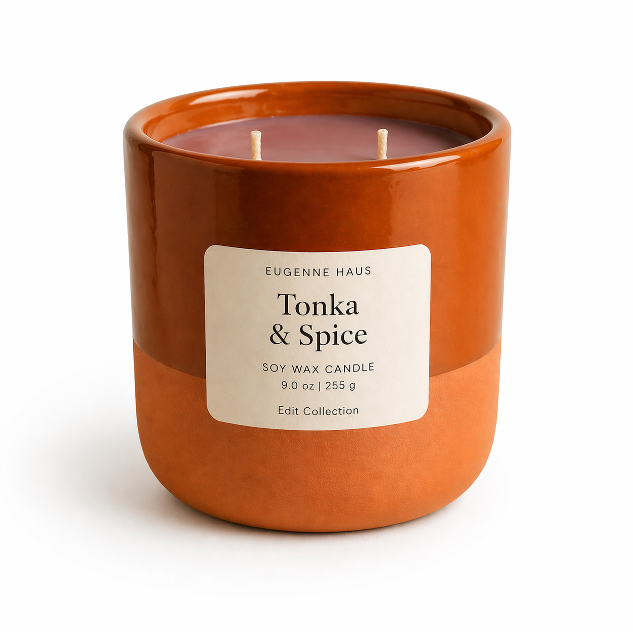Tonka & Spice — 9 oz Double Wick Candle
