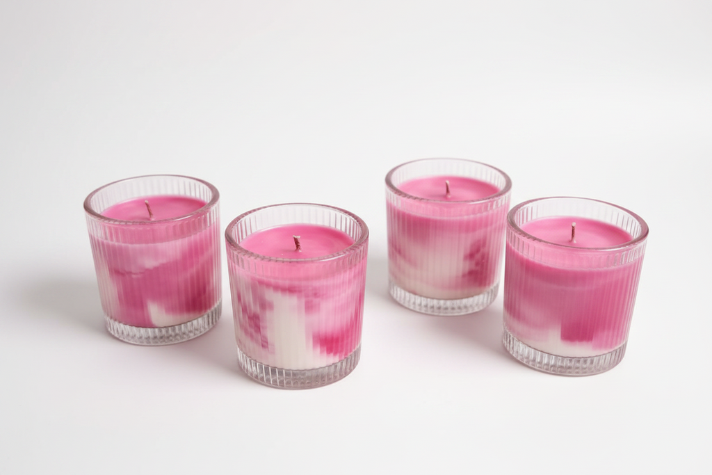 Vanilla Candles - Gift Set of 4 -