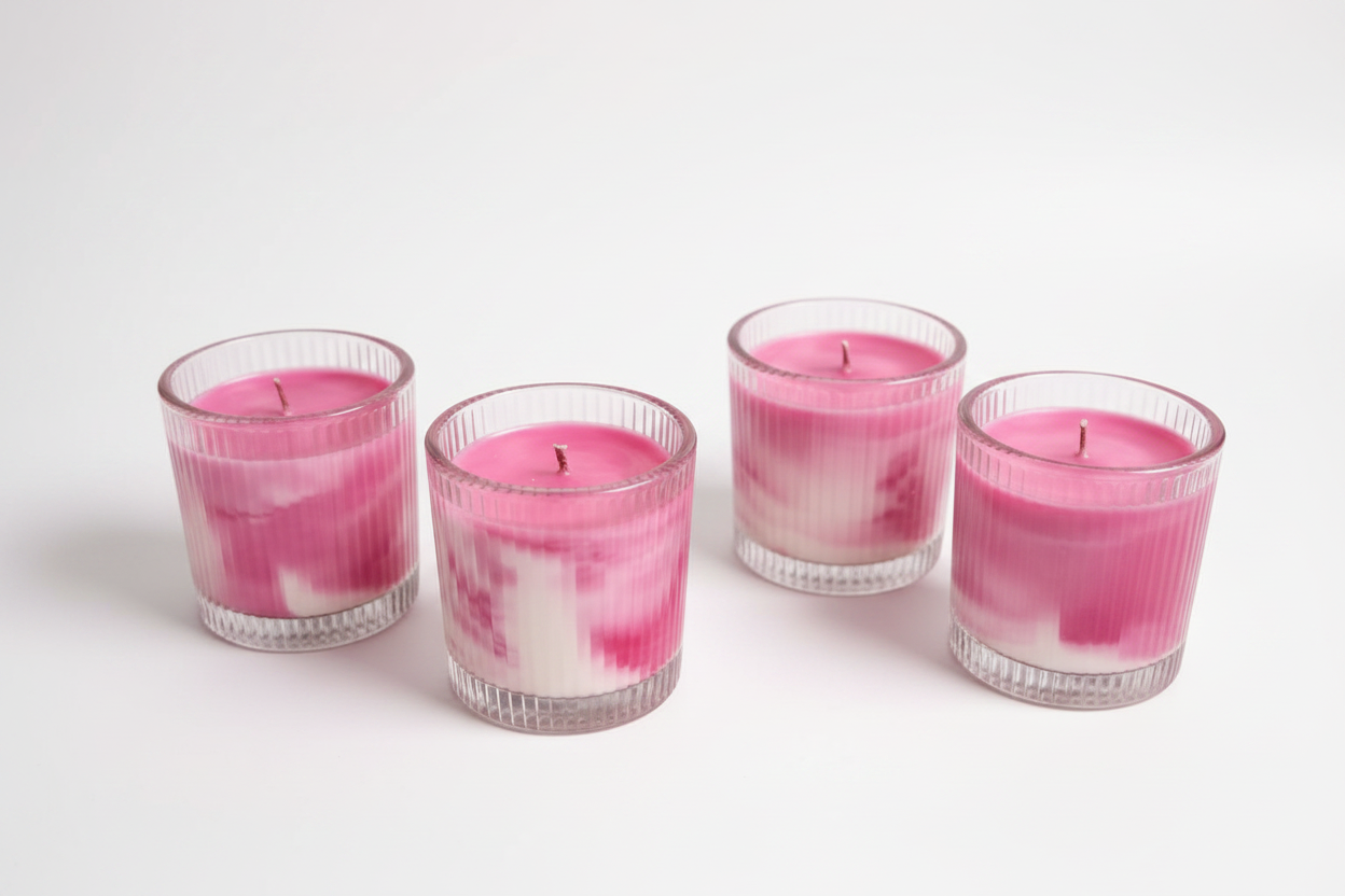 Vanilla Candles - Gift Set of 4 -